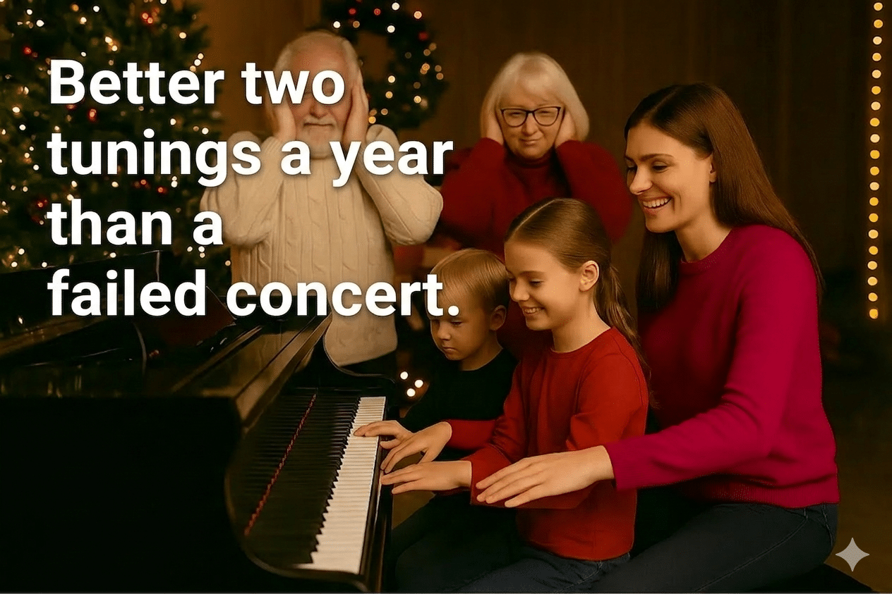 Better two tunings a year than a ruined concert